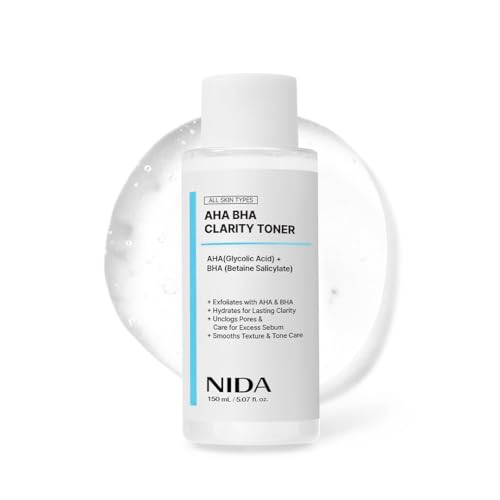 Nida Aha Bha Clarity Toneraha Bha Arginineexfoliate Hydrate Pore Control Smooths Texture Tone Care5.07 Fl. Oz. 150Ml