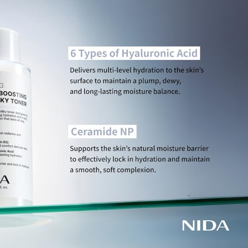 Nida Youthboosting Rice Milky Toner For Skinrice Bran Extract Niacinamide Ceramide Np Panthenoldeep Moisturizing Hydrating And Refreshing Korean Skin Care5.07 Fl. Oz. 150Ml