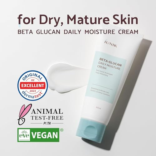 Iunik Beta Glucan Daily Moisture Cream Betaglucan Power Deep Moisture Serum Intense Hydration Fortifying Skin Barrier Ultra Intense Hydrating Moisturizing Facial Moisturizer Korean