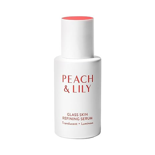 Peach and Lily Peach And Lily Skin Refining Serum For Face Hyaluronic Acid Niacinamide Serum Sensitive Skin Vitamin B3 Peach And Yam Peptides Self Care Vegan Cruelty Korean Beauty 1.35 Ounces