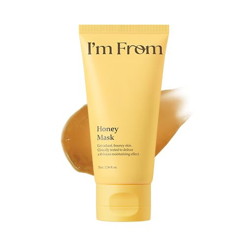 IM From Im From Honey Mask Deep Nourishing Washoff Mask With Natural Honey And Dewy Glow Longlasting Hydration Korean Skin Care 2.37Fl.Oz