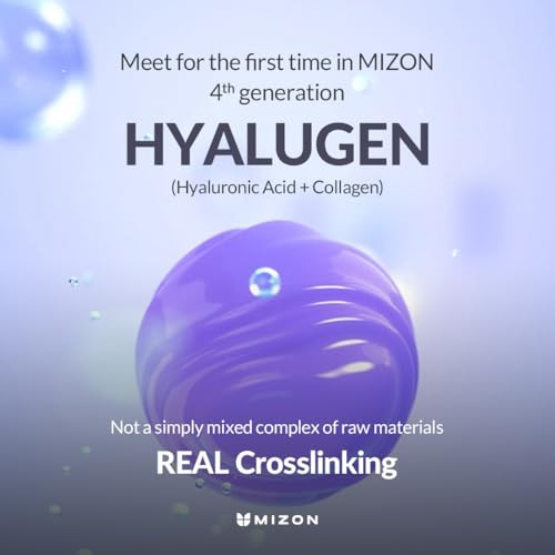 Mizon Hyalugen Water Toner For Deep Hydration And Better Skin Texture With Marine Collagen And Hyaluronic Acid Total Care Korean Skincare4.39 Oz