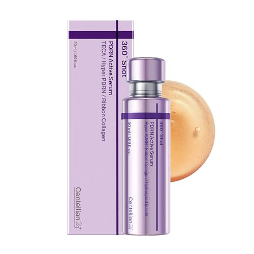 Centellian 24 360 Shot Pdrn Active Serum Korean Firming Treatmentampoule With Ribbon Collagen And Hyaluronic Acid For Deep Hydration Elasticity And Smoothlooking Skin 1.69 Fl Oz