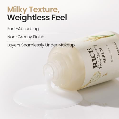 Skinfood 1957 Skinfood Rice Serum 48 Hours Fermented Rice Water Skincare Korean Serum For Face Korean Rice Skincare For Natural Glow Skin Pore Minimizer Rice Water Bright 55Ml 1.86Fl.Oz.