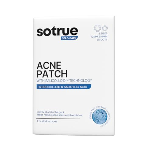 Sotrue Acne Pimple Patches For Facefor Active Surface Acnehydrocolloid Waterproof Patchesabsorbs Pimple Overnight Reduces Excess Oilsuits All Skin Types 36 Patches