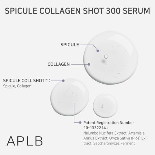 Aplb Spicule Collagen Shot 300 Serumspicule Coll Shot 300 Korean Skincare Gentle Exfoliation Elasticity Care Long Lasting Hydration Revitalize For Gentle And Improve Skin Texture 1.35 Fl.Oz