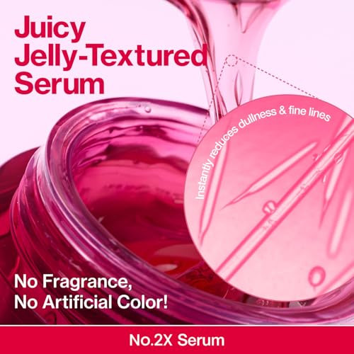 Numbuzin No.2X Rose Pdrn Collagen Plumping Serum Collagen Spicule Serum For Firming And Volume Glow Pdrn Peptides Collagen Hydrating Korean Skincare 1.01 Fl Oz 30Ml