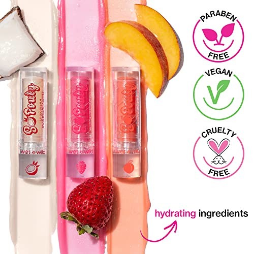 Wet N Wild Tinted Lip Balm By Perfect Pout So Pouty Lip Gloss Balm Pink Sweetest Pick Pack Of 3