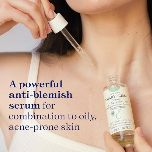 Embryolisse Antiblemish Face Serum For Oily And Combination Skin targets 6 Types Of Blemishes Including Breakouts Redness Blackheads Marks And Excess Oil For Clearer Healthierlooking Skin 1.01 Fl Oz