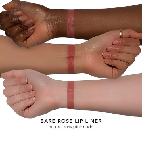 Jouer Bare Rose Lip Kit Essential Lip Enhancer Shine Balm And Lip Liner Duo Tinted Lip Balm Jojoba Seed Oil And Maxi Lip 51 Value