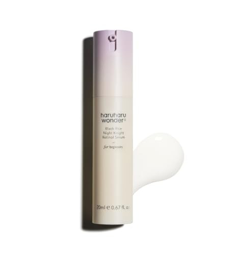 Haruharu Black Rice Night Knight Retinol Serum Firming Vegannight Routine Refining And Smoothing Skin Wrinkle Care Reduces Fine Lines Hydrating And Plumping Formula Korean Skin Care 0.67 Fl.Oz