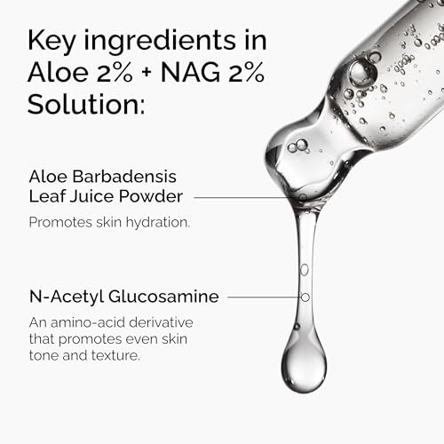 The Ordinary Aloe 2% plus Nag 2% Solution Soothes Skin And Targets Postacne Marks 1 Fl Oz