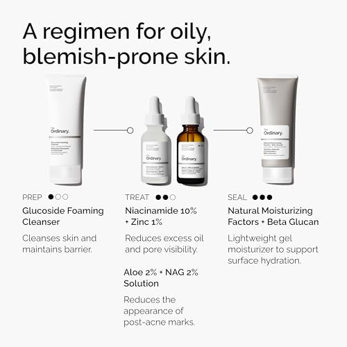 The Ordinary Aloe 2% plus Nag 2% Solution Soothes Skin And Targets Postacne Marks 1 Fl Oz