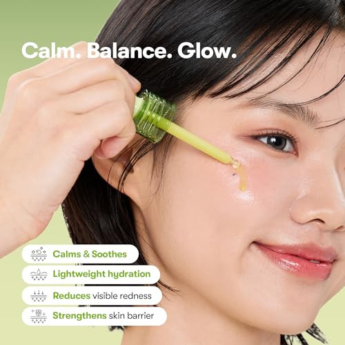 Vt Cosmetics Matcha Cica Layer Serum Hydrating Korean Facial Serum With Green Tea Extract Centella Asiatica Ceramide And Squalane Barrier Care And Oil Balancing For Sensitive Skin 1.01 Fl Oz 30Ml