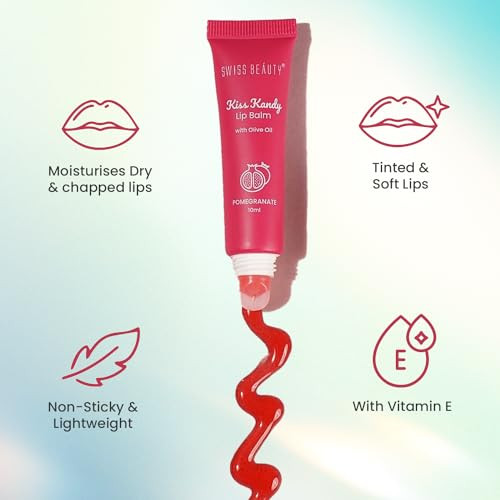 Swiss Beauty Kiss Kandy Lip Balm With Olive Oilmoisturisingnonstickysoft And Smooth Lipsshade Coffee Bean 10Ml