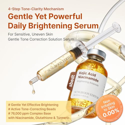 Sungboon Editor Kojic Acid Niacinamide Brightening Ampoule And Collagen Silk Peptide Egf Intensive Ampoule Gifts For Women