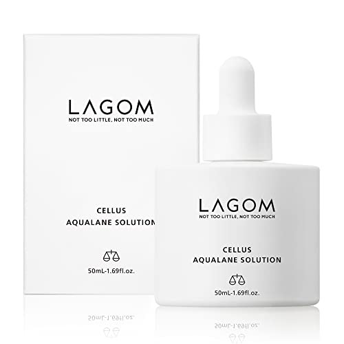 Lagom Cellus Aqualane Solutionkorean Serum For Face Vegetable Squalane Skincare For Skin Deep Moisturization Barrier Strengthening 1.69 Fl Oz