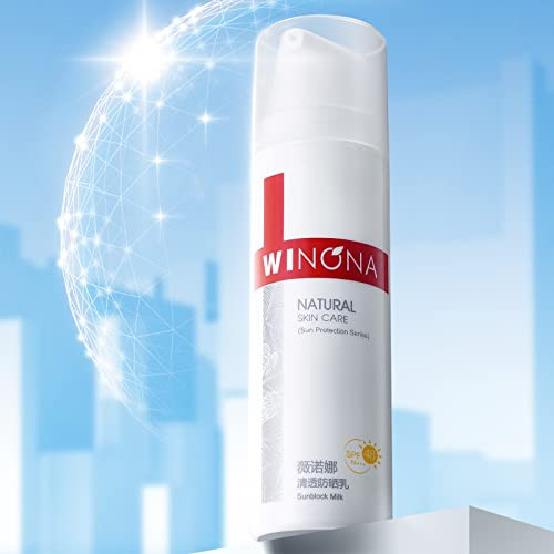 Winona Spf 48plusplusplus Face Sunscreen Lotion Skin Soothing Sunblock Milk For Sensitive And Dry Skin Enriched With Portulaca Oleracea Lightweight Gentle And Moisturizing 1.76Oz