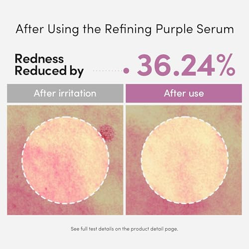 Lagom Cellus Refining Purple Serum 10% Azelaic Acid Ceramideandpanthenol Herb Extract Sensitive Skin Redness Soothing Spot Care Korean Skincare 1.18 Fl Oz