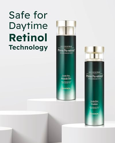 Isa Knox Age Focus Prime Double Effect Antiaging Set 5Piece Fullsize Toner And Emulsion With Mini Serum Cream And Cleansing Foam Korean Skin Care Hydrating And Nourishing