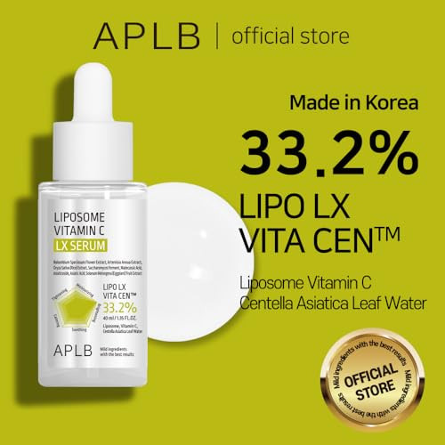 Aplb Liposome Vitamin C Lx Serumlipo Lx Vita Cen 33.2% Korean Skincare Efficient Absorption Dark Spots Elasticity Care Revitalize For Gentle And Improve Skin Texture 1.35 Fl.Oz