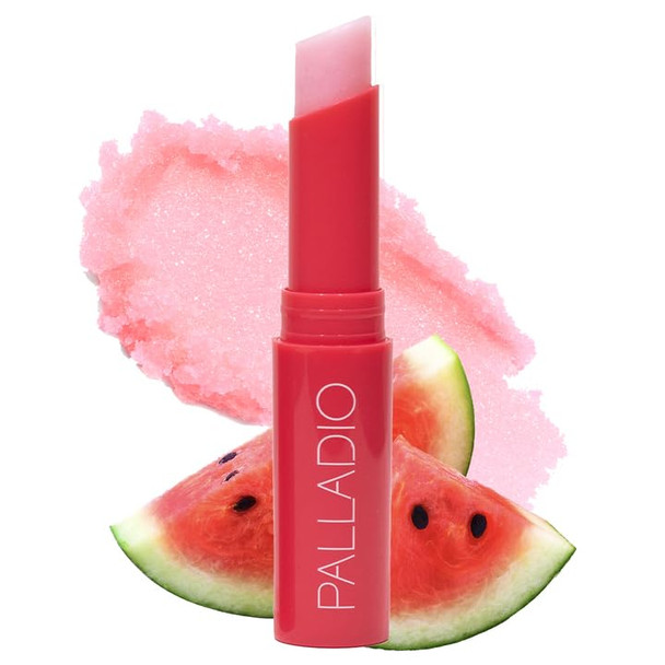 Palladio Lip Scrub Exfoliator Moisturizing Scented Lips Scrubber For Exfoliating And Smoothing Lips Infused With Watermelon Extract Coconut And Vitamin E Vegan And Crueltyfree