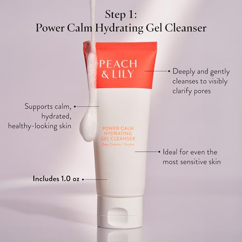 Peach and Lily Peach And Lily Skin Discovery Kit 4 Products 1 Cleanser 1 Essence 1 Serum And 1 Cream Skin Care Set Acne Routine Travel Essentials Self Care Vegan And Cruelty Korean Beauty