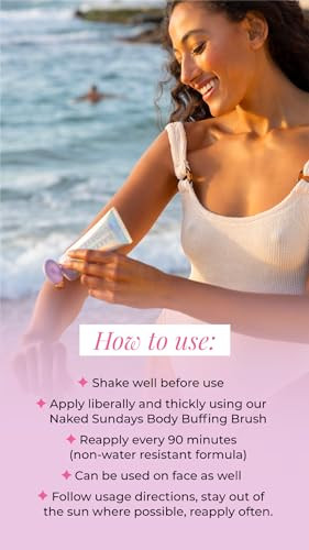 Sundays Spf50 Golden Glow Body Sunscreen Broad Spectrum Uva Uvb Protection Glowy And Shimmering Fragrancefree Firming Nontransfer Spf Lotion 100Ml