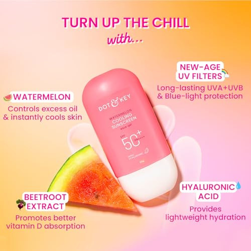 Dot and Key Dot And Key Watermelon Cooling Sunscreen Spf 50plus Paplusplusplusplus 80G