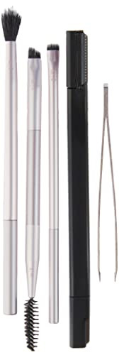 Real Techniques Limited Edition Blush Blend Brow Makeup Brush Set To Shape Fill And Perfect Mothers Day And Easter Pink Perfect For Wife Spouse Girlfriend And Daughter 5 Count