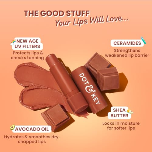 Dot and Key Dot And Key Lip Balm Spf 50Cocoa Nude Medium Tinted4.5 Gm