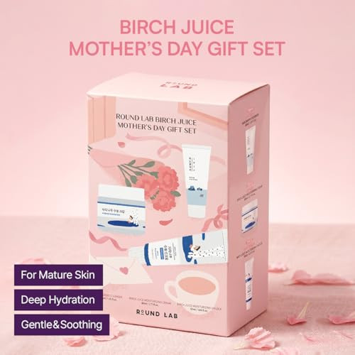 Round Lab Hydrating Skin Care Setsunscreen plus Moisturizer plus Face Wash Hyaluronic Acid Daily Skin Care Routine Travel Essentials Korean Skin Care Set