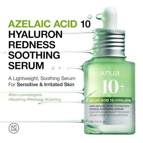 Anua Soothing And Barrier Support Duo Azelaic Acid Serum For Face With Ceramide Barrier Moisturizer Spot Care And Calming Effect Korean Skincare Set