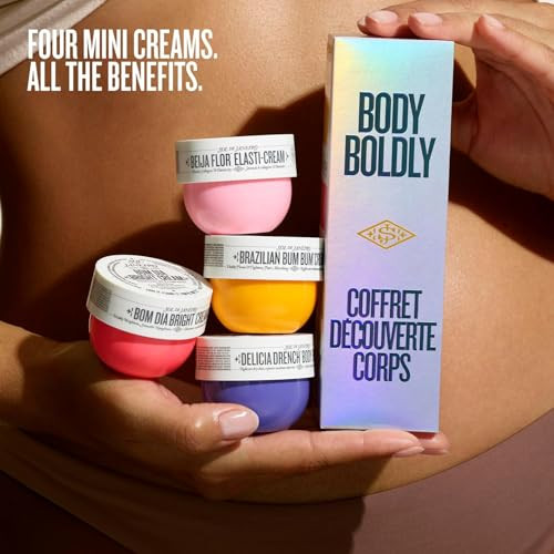 Sol De Janeiro Body Boldly Body Cream Discovery Settrial Size Beauty Minisgift Setset Of 4 25Mlamazon Exclusive