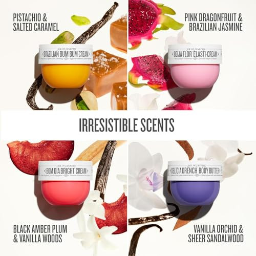 Sol De Janeiro Body Boldly Body Cream Discovery Settrial Size Beauty Minisgift Setset Of 4 25Mlamazon Exclusive
