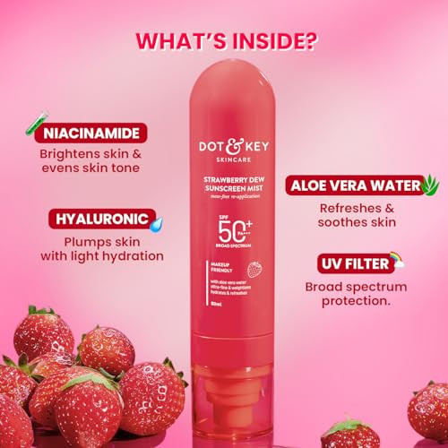 Dot and Key Dot And Key Sunscreen Mist Spf 50plus Paplusplusplus 80Ml