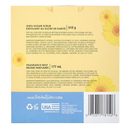 Tree Hut Dewy Daisy Set Scrub And Fragrance Body Mistexfoliating Body Scrub And Nourishing Body Spray Longlasting Scent Self Care Set Vegan