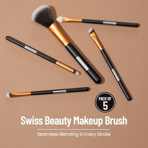 Swiss Beauty Makeup Brush Set Gold 100G