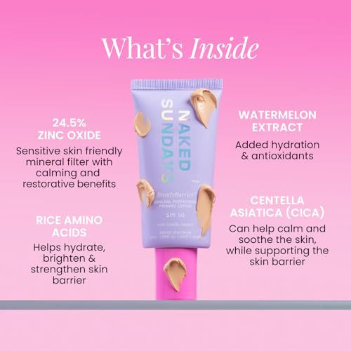 Sundays Spf 50 Mineral Sunscreen Primer Beautybarrier 50Mlblurs Pores Soothes Skin With Centella Asiatica Mineral Zinc Oxide Formula For Sensitive Skin