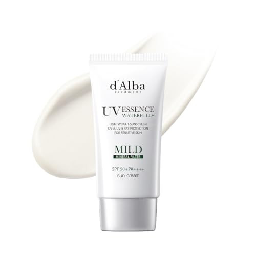 DAlba Piedmont Dalba Piedmont Italian White Truffle Waterfull Mild Sunscreen Vegan Mineral Sunscreen Spf 50plus Paplusplusplusplus Nonnano Sunscreen Suitable For All Sensitive Skin Gentle And Light Finish Korean Skincare