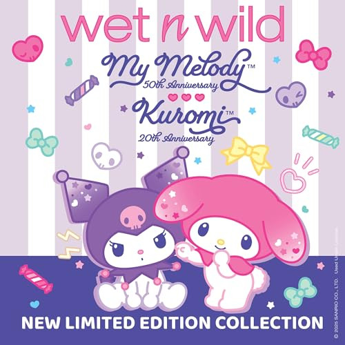 Wet N Wild My Melody And Kuromi 5Piece Makeup Brush Set