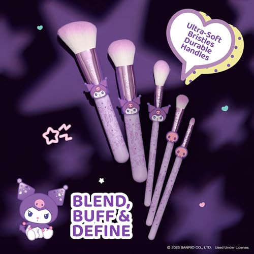 Wet N Wild My Melody And Kuromi 5Piece Makeup Brush Set