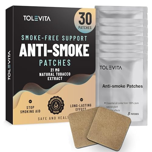 Tolevita Anti Herbal Patches Beige 21 Mgquit To Help Reduce Cravingsherbal Stop Aid For A Healthier Lifestyle 30 Patches