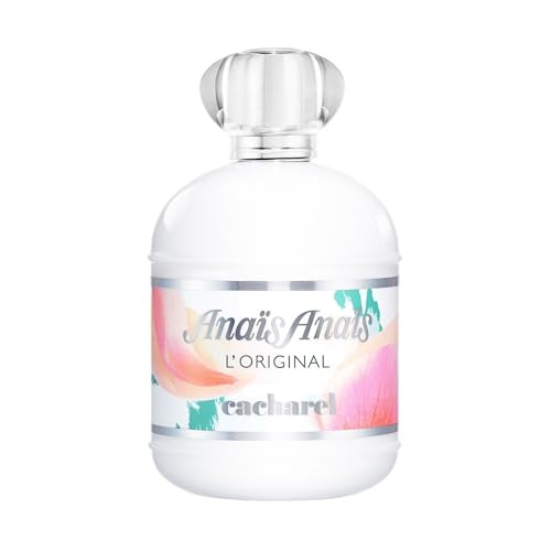 Cacharel Anais Anais, Eau de Toilette for Women, Floral, Green With Notes of White Lily & Musk. A Classic, Romantic, and Timeless Everyday Perfume Spray