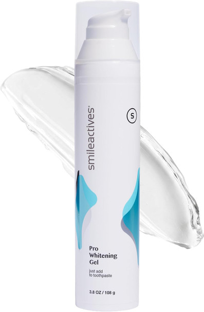 Smileactives Teeth Whitening Gel Hydrogen Peroxide for All Toothpaste  Removes Coffee Stains and Discoloration Whiter Smile in Days