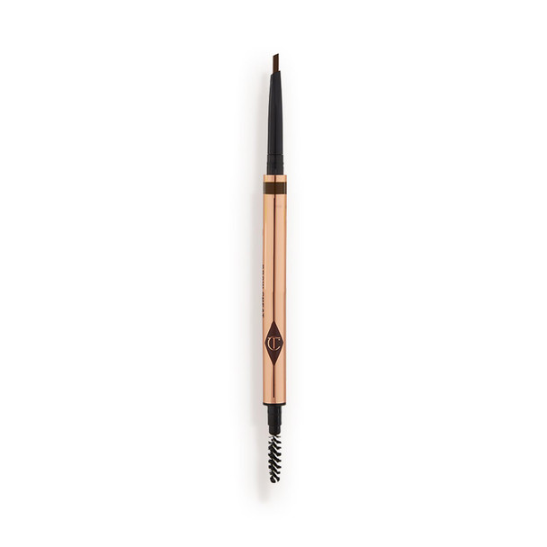 Charlotte Tilbury Brow Cheat Eyebrow Pencil - Refillable Micro-Precision Brow Pencil with Angled Tip for Natural Hair-Like Strokes - 16-Hour Wear, Waterproof, Vitamin E + Carnauba Wax