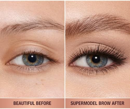 Charlotte Tilbury Legendary Brows Tinted Eyebrow Gel - Micro-Precision Brow Brush Adds Fullness, Texture & Feathered Definition - Water-Resistant Formula