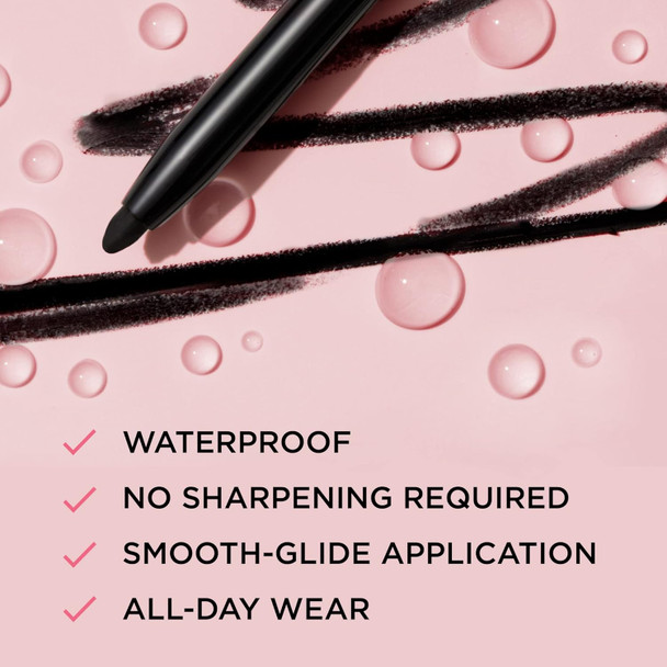 IT Cosmetics Superhero No-Tug Waterproof Retractable Eyeliner | Smudge-proof Eye Pencil for Soft Diffused Eye Makeup, All Day Wear, Creamy No-Tug Formula, Twist-up Mechanical Pencil