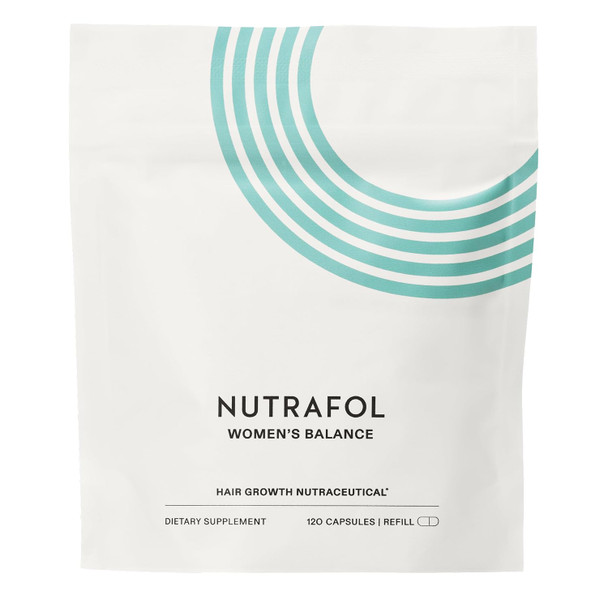 Nutrafol Women's Balance Hair Growth Supplements, Age 45+, 1-Month Pouch | #1 Dermatologist-Recommended Hair Growth Supplement Brand, Clinically Tested for Visibly Thicker Hair and Scalp Coverage