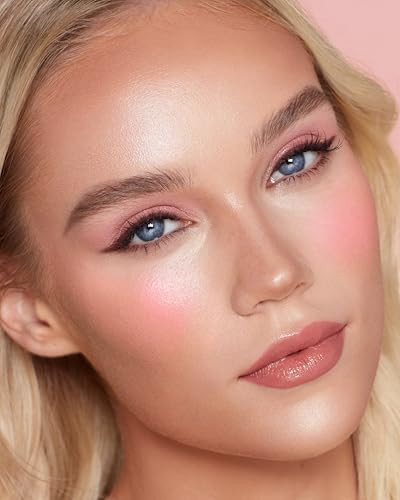 Charlotte Tilbury Pillow Talk Matte Liquid Blush Wand - Matte Blush for Cheeks with Cushion Applicator - Infused with Lumi-Blur Technology for a Light-Reflecting, Soft-Focus Effect